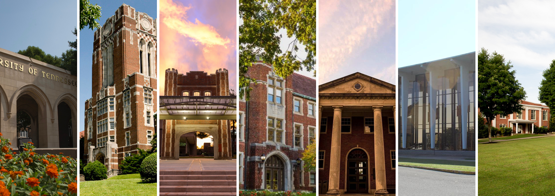 University of Tennessee Building Collage